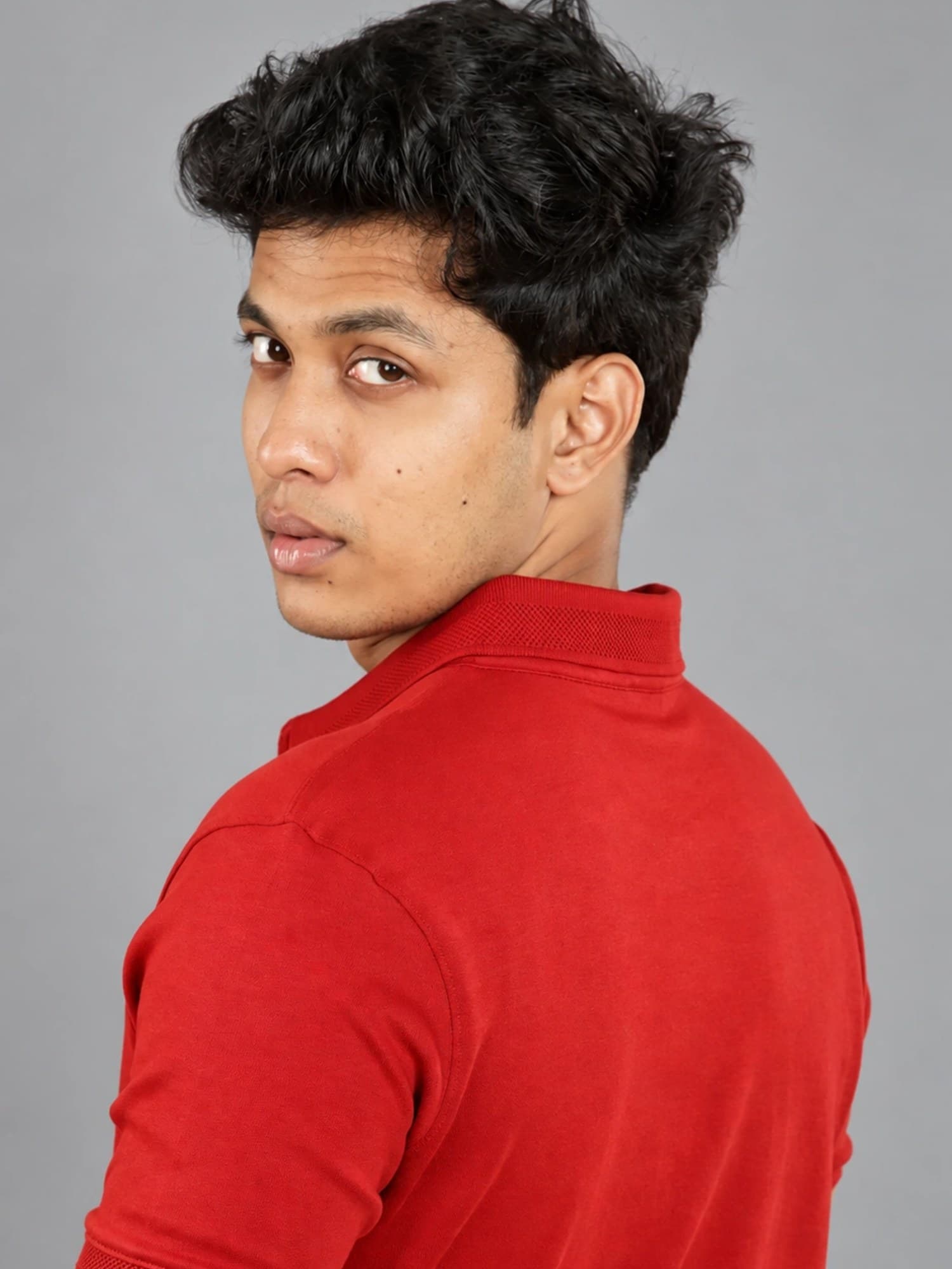 Red Polo | Supima Cotton T-Shirt for Men
