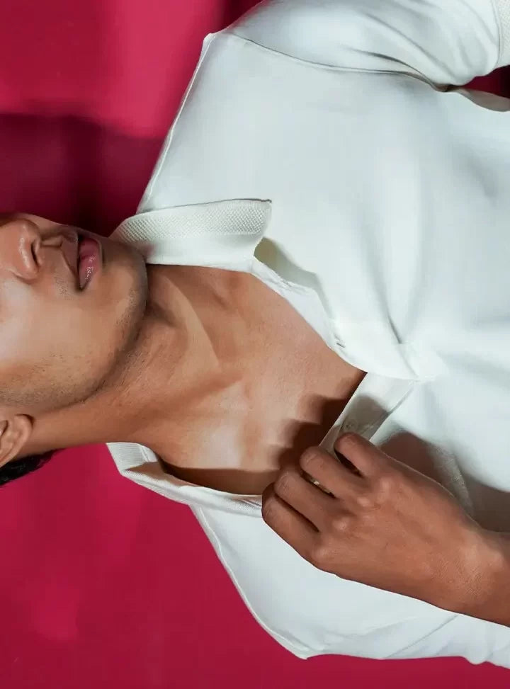 Men Supima Cotton Polo T-Shirt | Tusk White