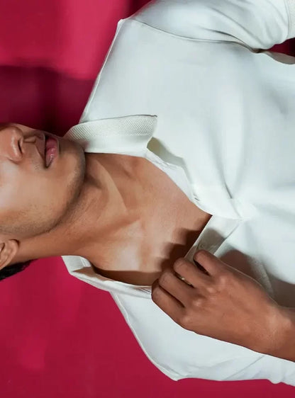 Men Supima Cotton Polo T-Shirt | Tusk White