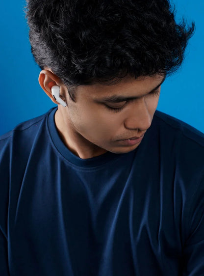 Men Supima Cotton Crew Neck T-Shirt | Tusk Blue