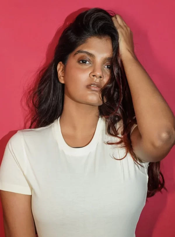 Women Tusk White SUPIMA Crew Neck